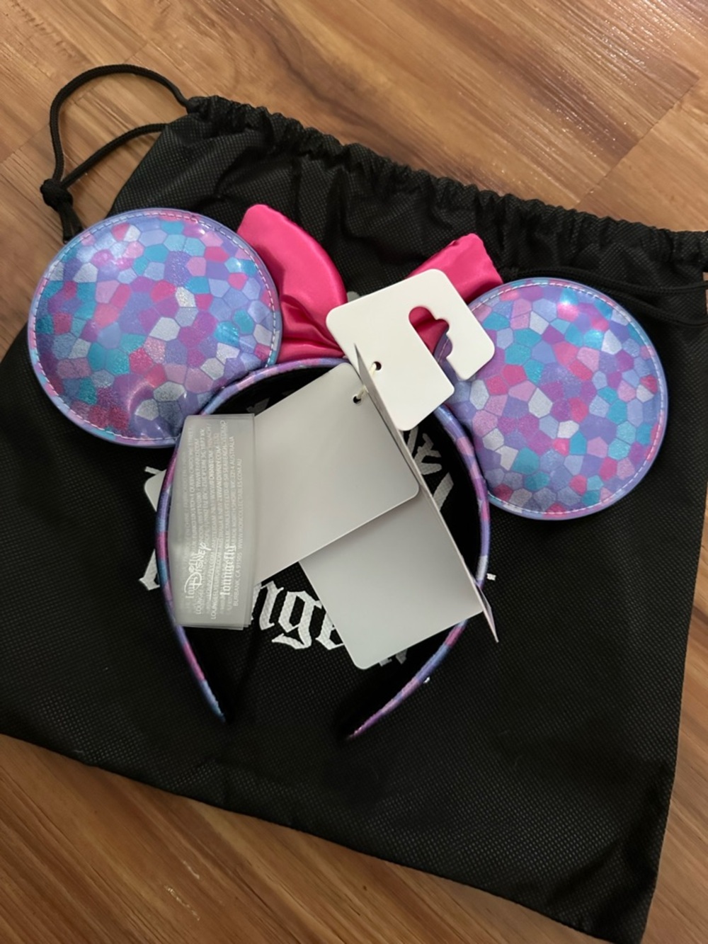 NWT Loungefly Disney Stained Glass Sleeping Beauty Aurora ears headband - Picture 4 of 4